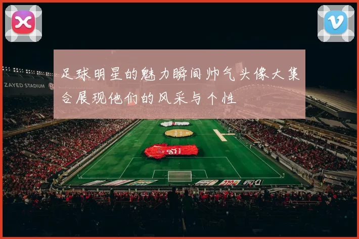 足球明星的魅力瞬间帅气头像大集合展现他们的风采与个性